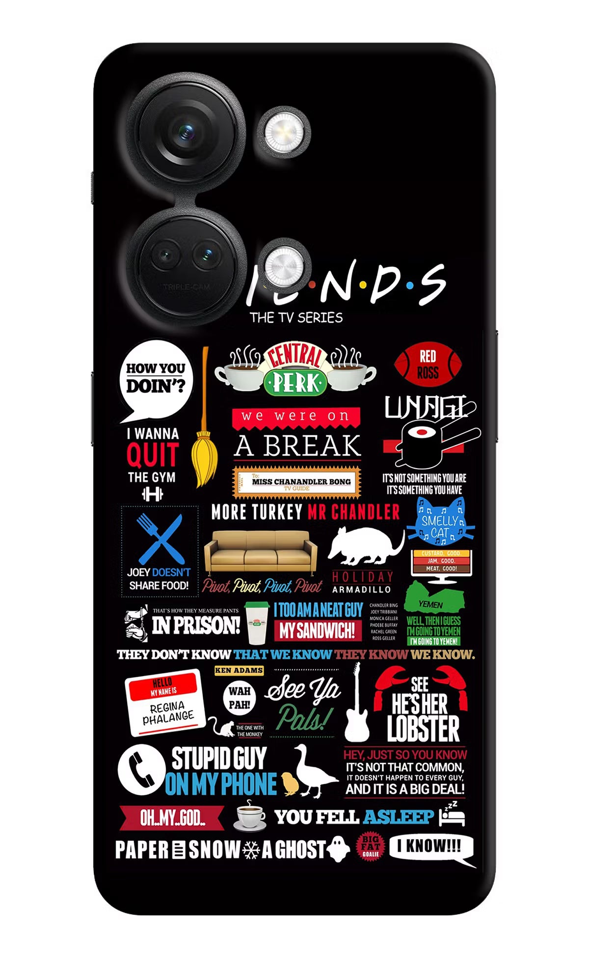 FRIENDS OnePlus Nord 3 5G Hard Case Back Cover by Casekaro