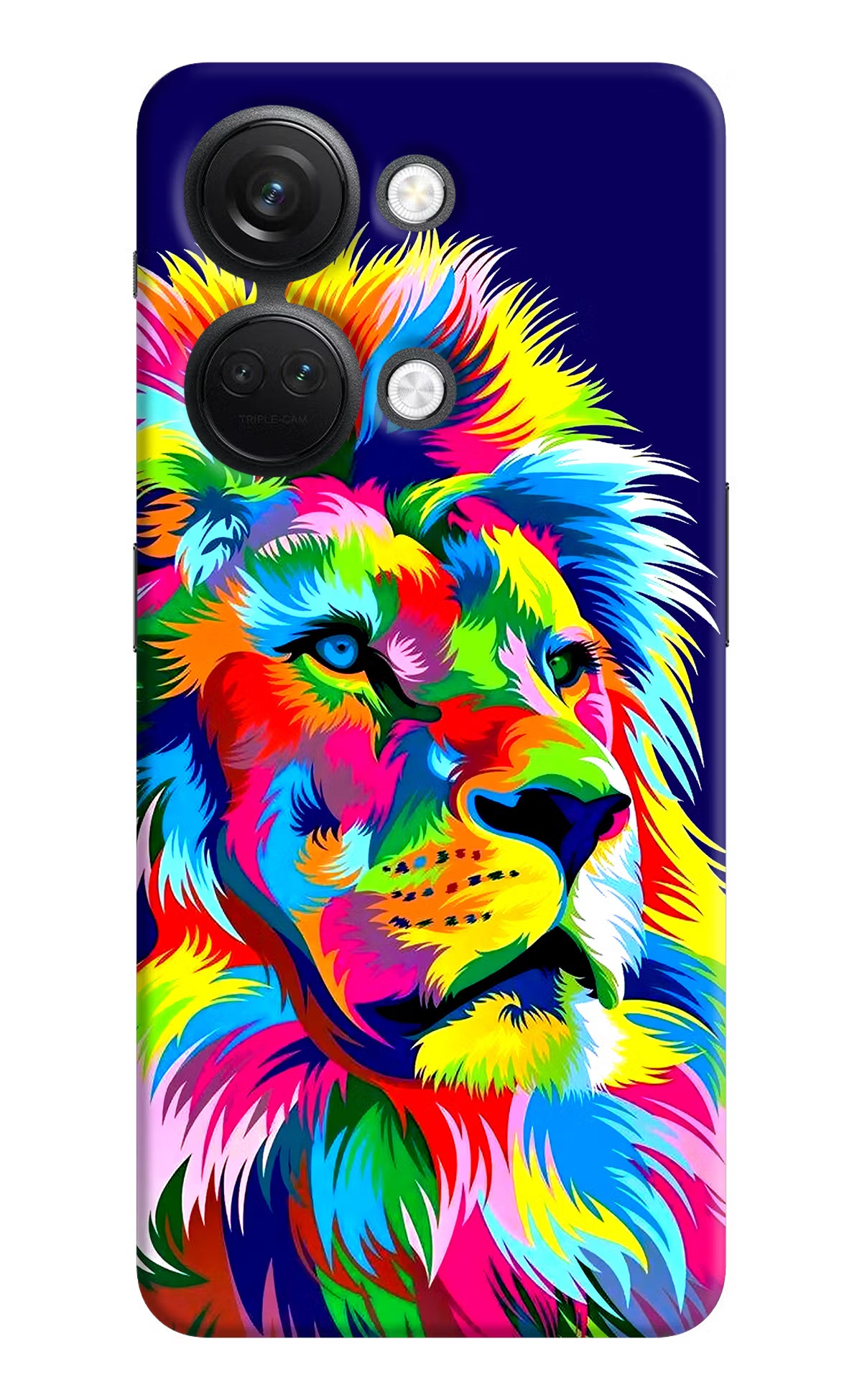 Vector Art Lion OnePlus Nord 3 5G Hard Case Back Cover by Casekaro