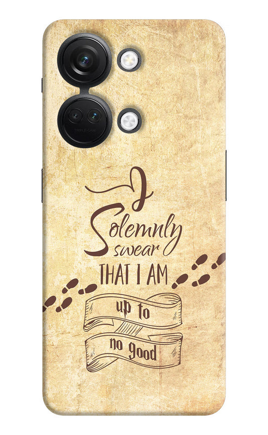I Solemnly swear that i up to no good OnePlus Nord 3 5G Hard Case Back Cover by Casekaro