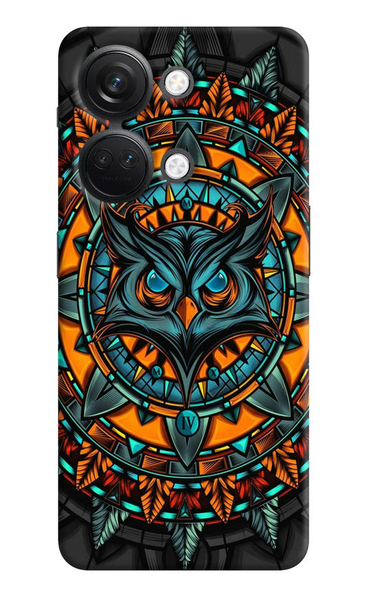 Angry Owl Art OnePlus Nord 3 5G Hard Case Back Cover by Casekaro