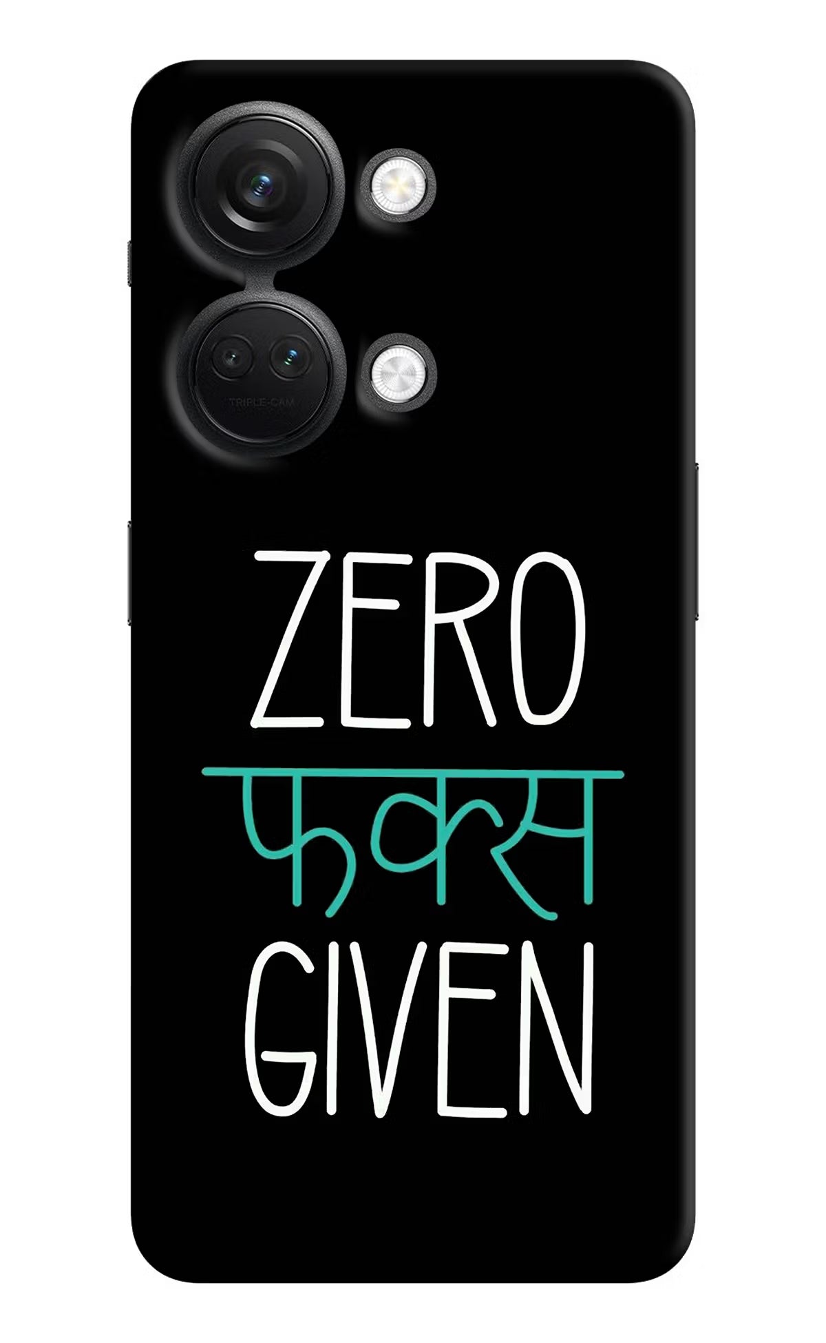 Zero Fucks Given OnePlus Nord 3 5G Hard Case Back Cover by Casekaro