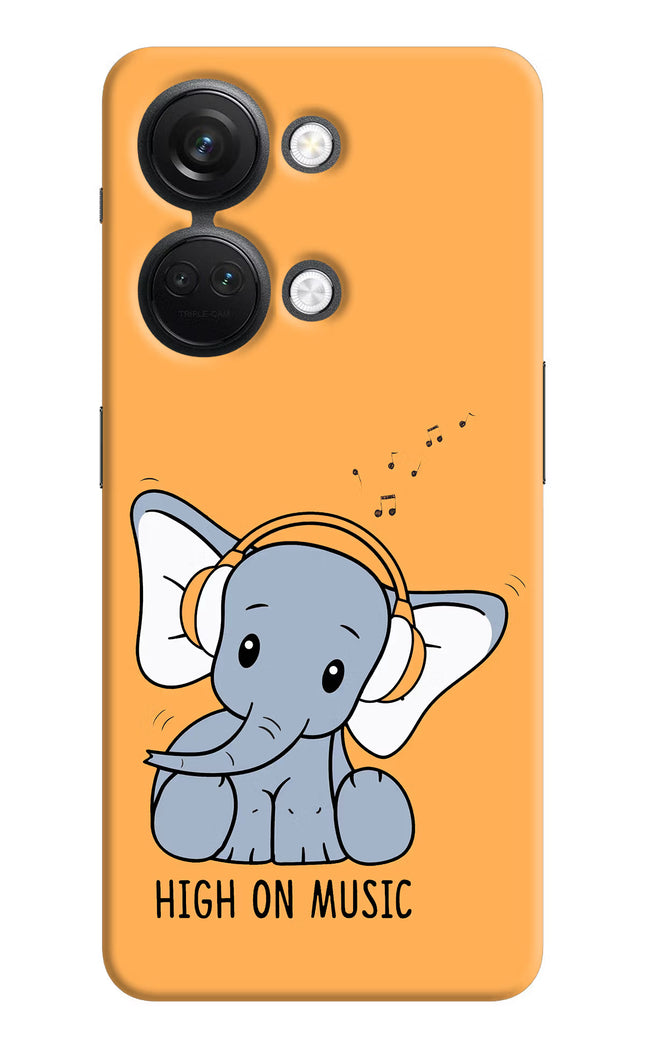High On Music OnePlus Nord 3 5G Hard Case Back Cover by Casekaro
