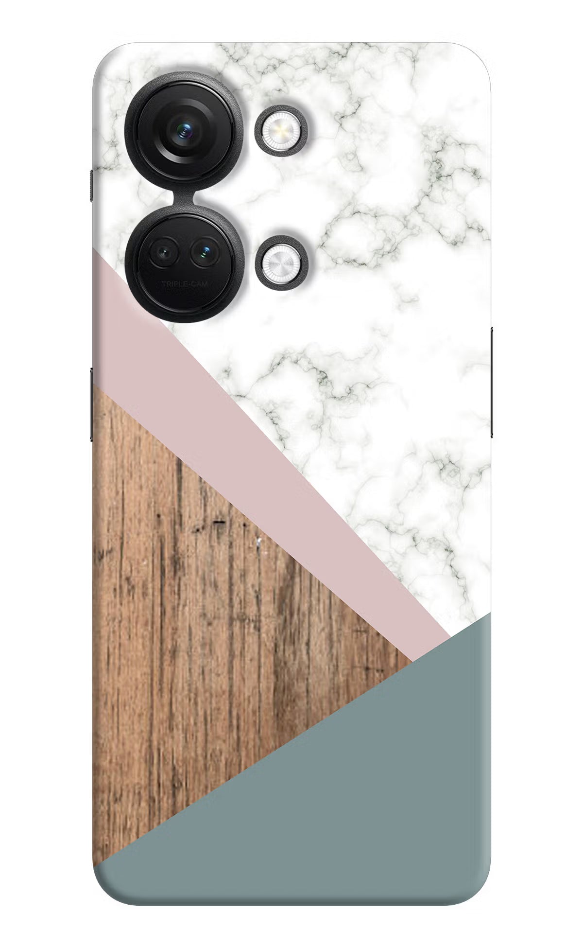 Marble wood Abstract OnePlus Nord 3 5G Hard Case Back Cover by Casekaro