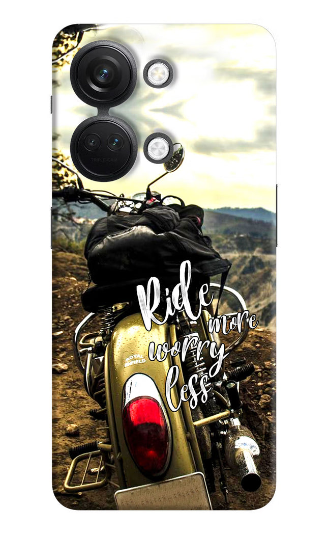 Ride More Worry Less OnePlus Nord 3 5G Hard Case Back Cover by Casekaro