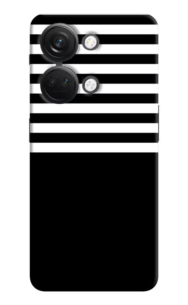 Black and White Print OnePlus Nord 3 5G Hard Case Back Cover by Casekaro