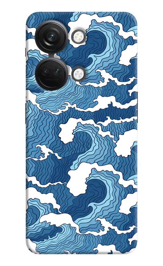 Blue Waves OnePlus Nord 3 5G Hard Case Back Cover by Casekaro