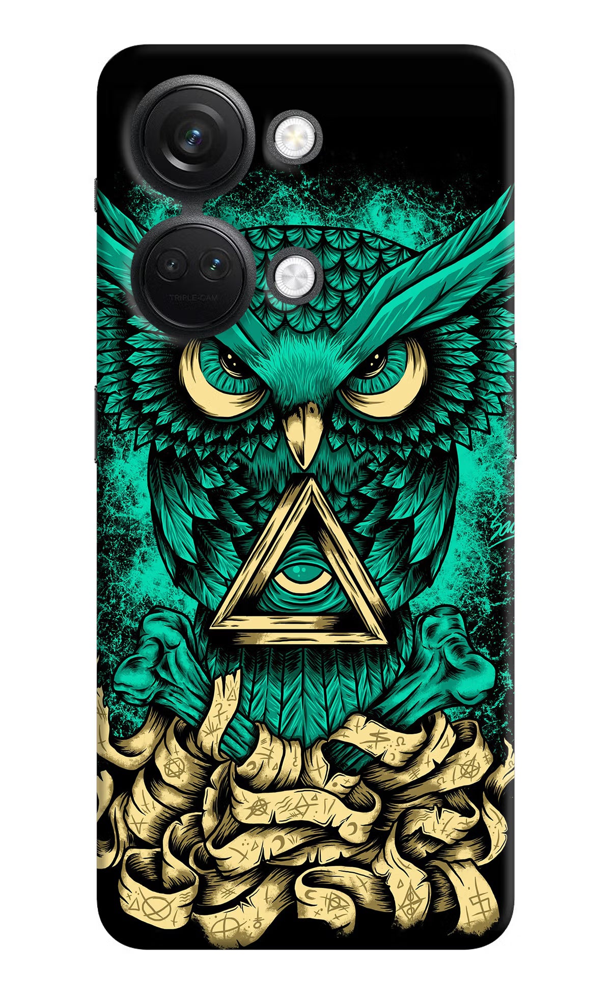 Green Owl OnePlus Nord 3 5G Hard Case Back Cover by Casekaro