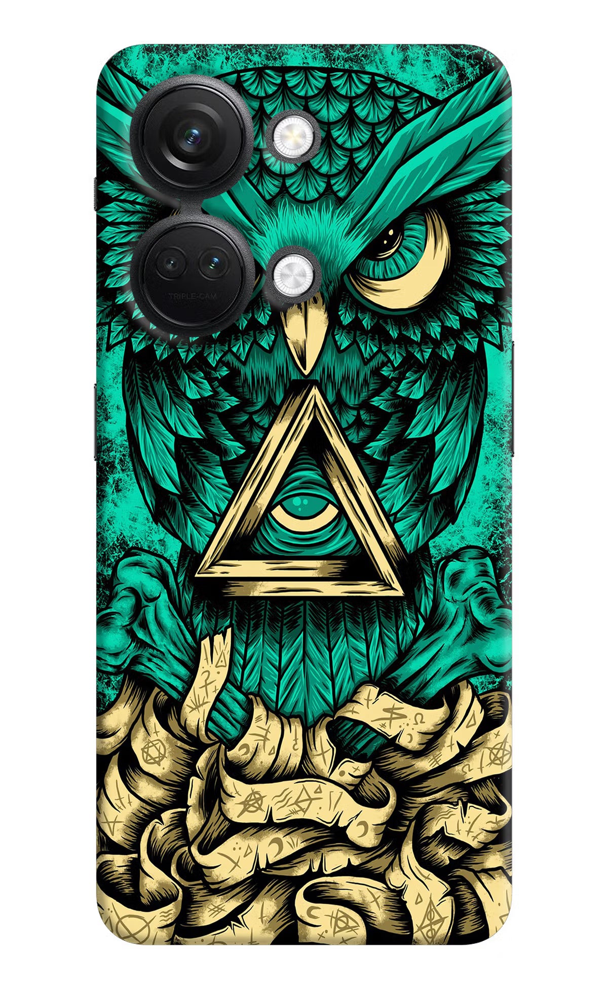 Green Owl OnePlus Nord 3 5G Hard Case Back Cover by Casekaro