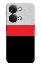 Tri Color Pattern OnePlus Nord 3 5G Hard Case Back Cover by Casekaro
