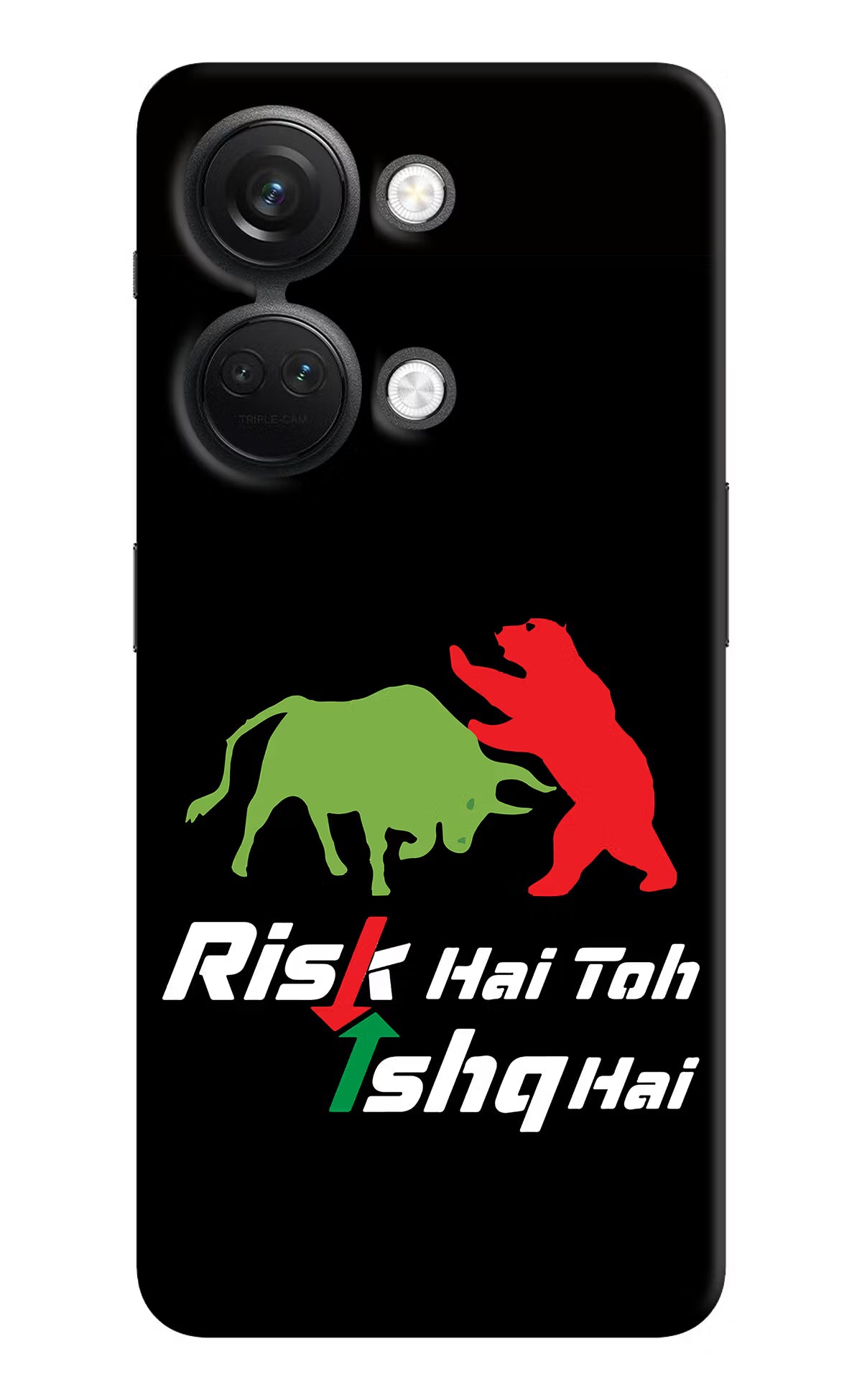 Risk Hai Toh Ishq Hai OnePlus Nord 3 5G Hard Case Back Cover by Casekaro