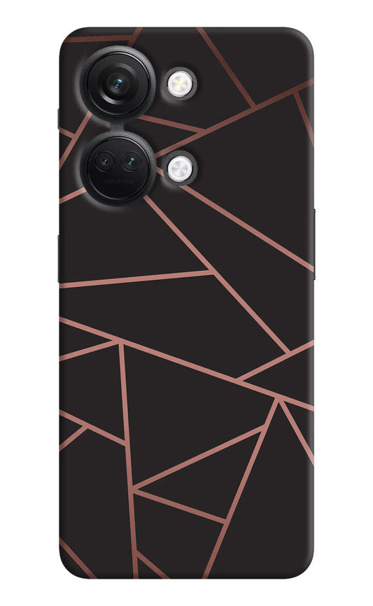Geometric Pattern OnePlus Nord 3 5G Hard Case Back Cover by Casekaro