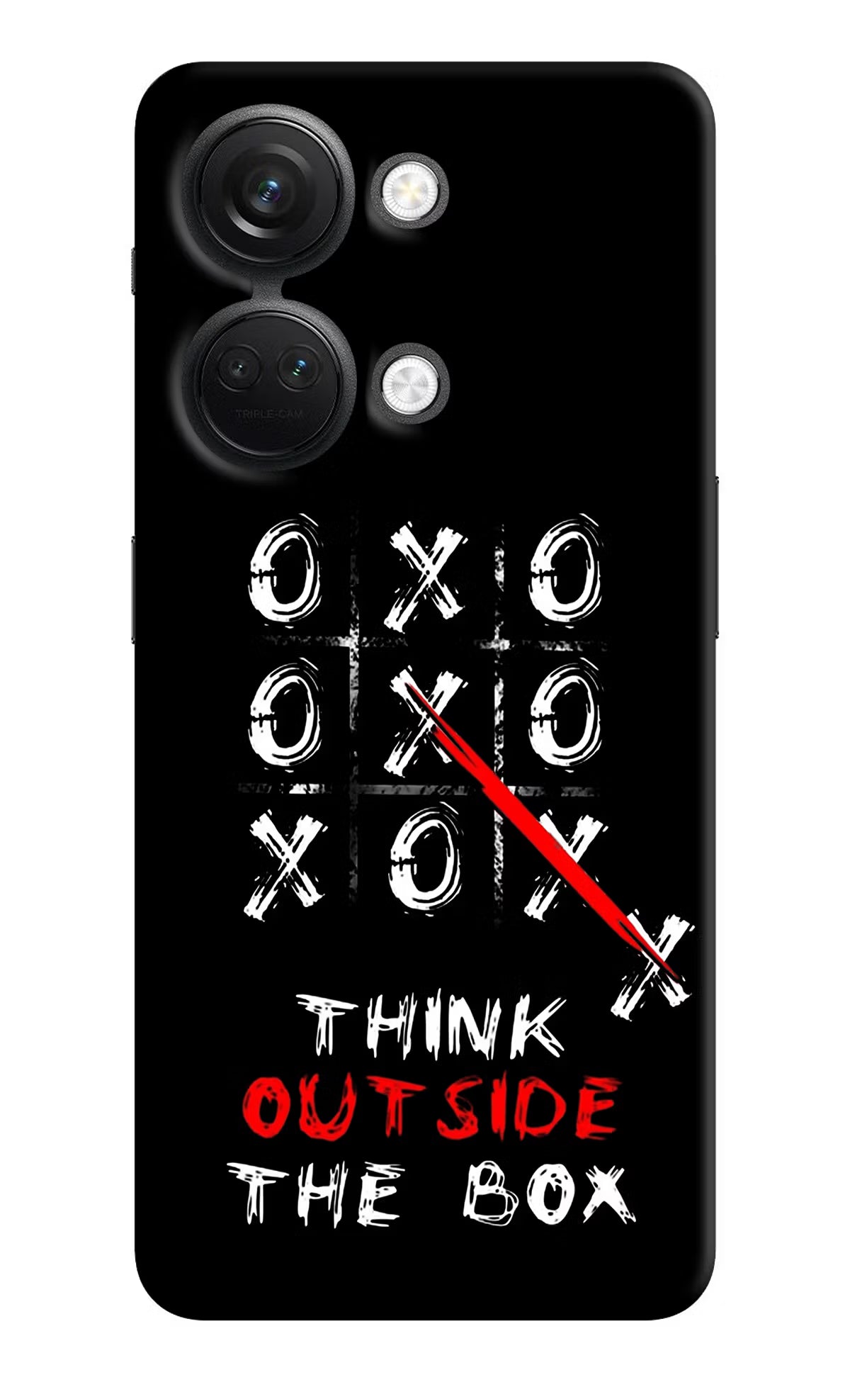 Think out of the BOX OnePlus Nord 3 5G Hard Case Back Cover by Casekaro