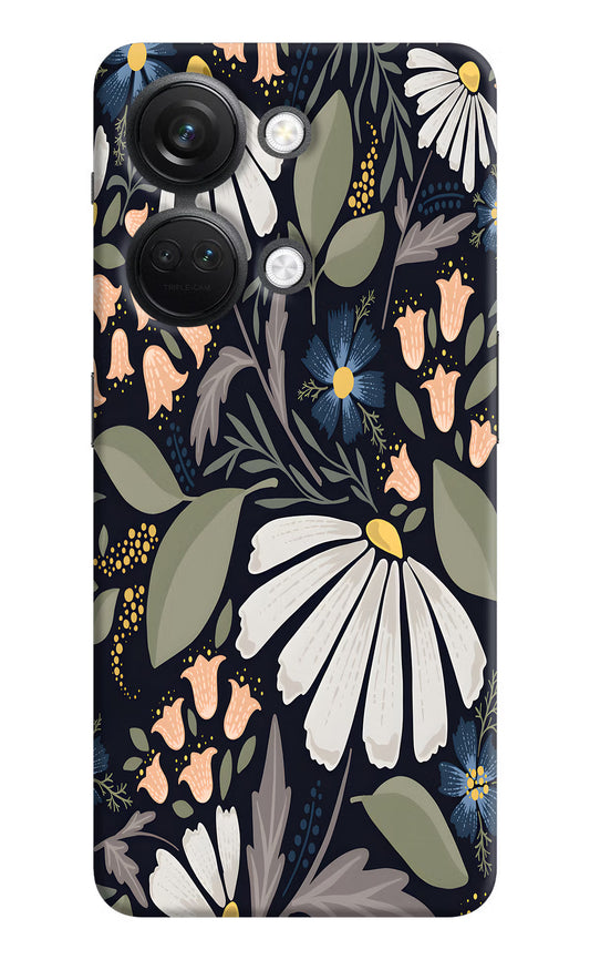 Flowers Art OnePlus Nord 3 5G Hard Case Back Cover by Casekaro