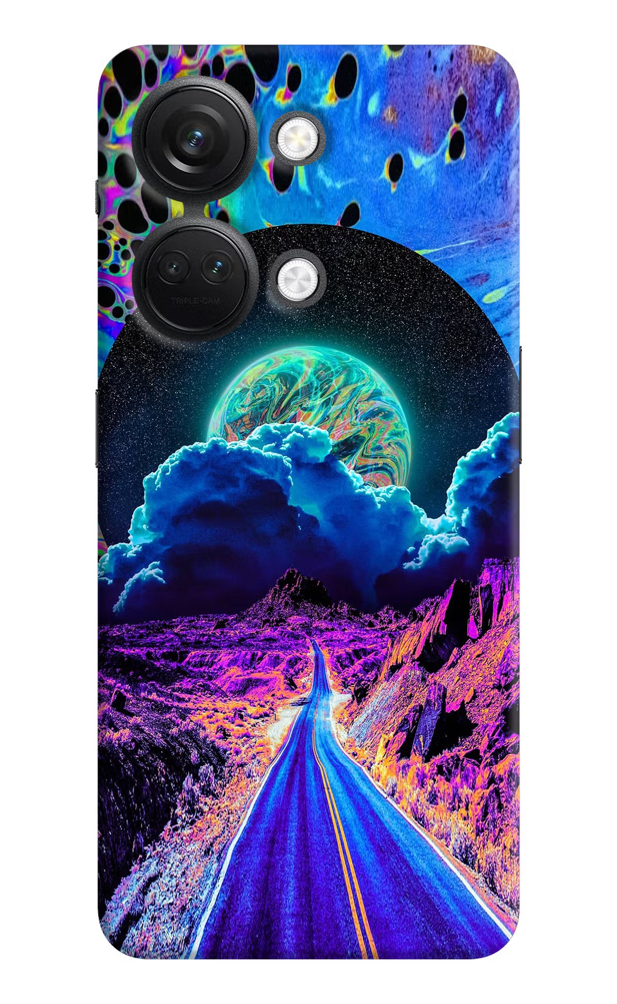 Psychedelic Painting OnePlus Nord 3 5G Hard Case Back Cover by Casekaro