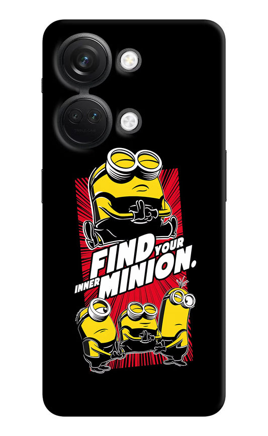 Find your inner Minion OnePlus Nord 3 5G Hard Case Back Cover by Casekaro