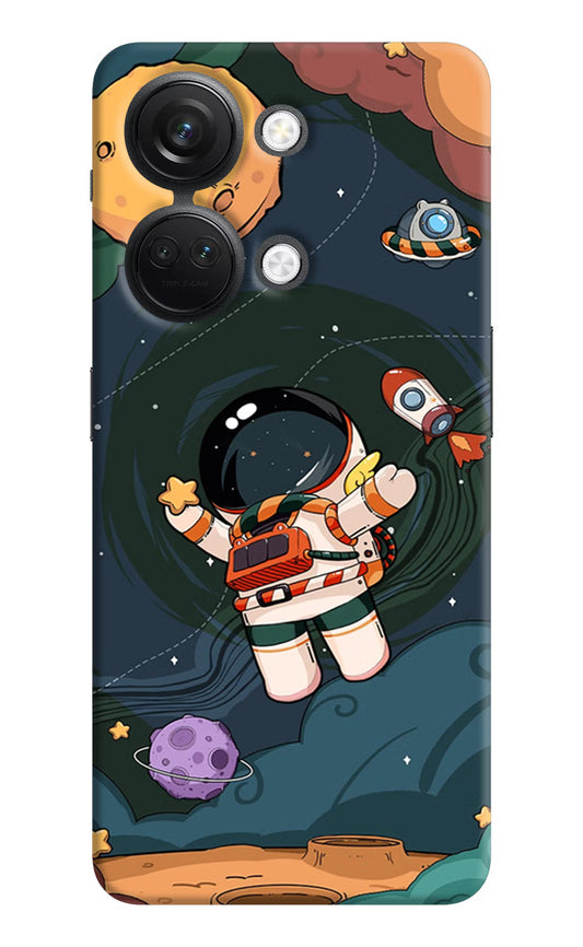 Cartoon Astronaut OnePlus Nord 3 5G Hard Case Back Cover by Casekaro
