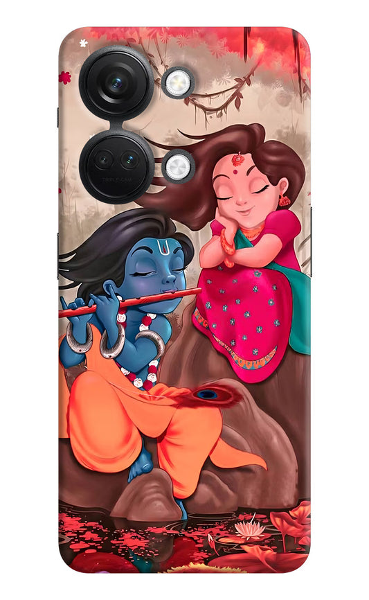 Radhe Krishna OnePlus Nord 3 5G Hard Case Back Cover by Casekaro
