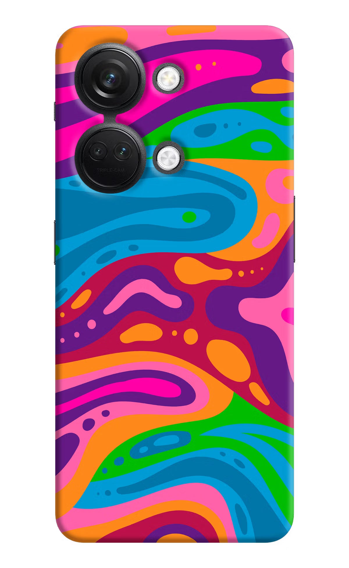 Trippy Pattern OnePlus Nord 3 5G Hard Case Back Cover by Casekaro