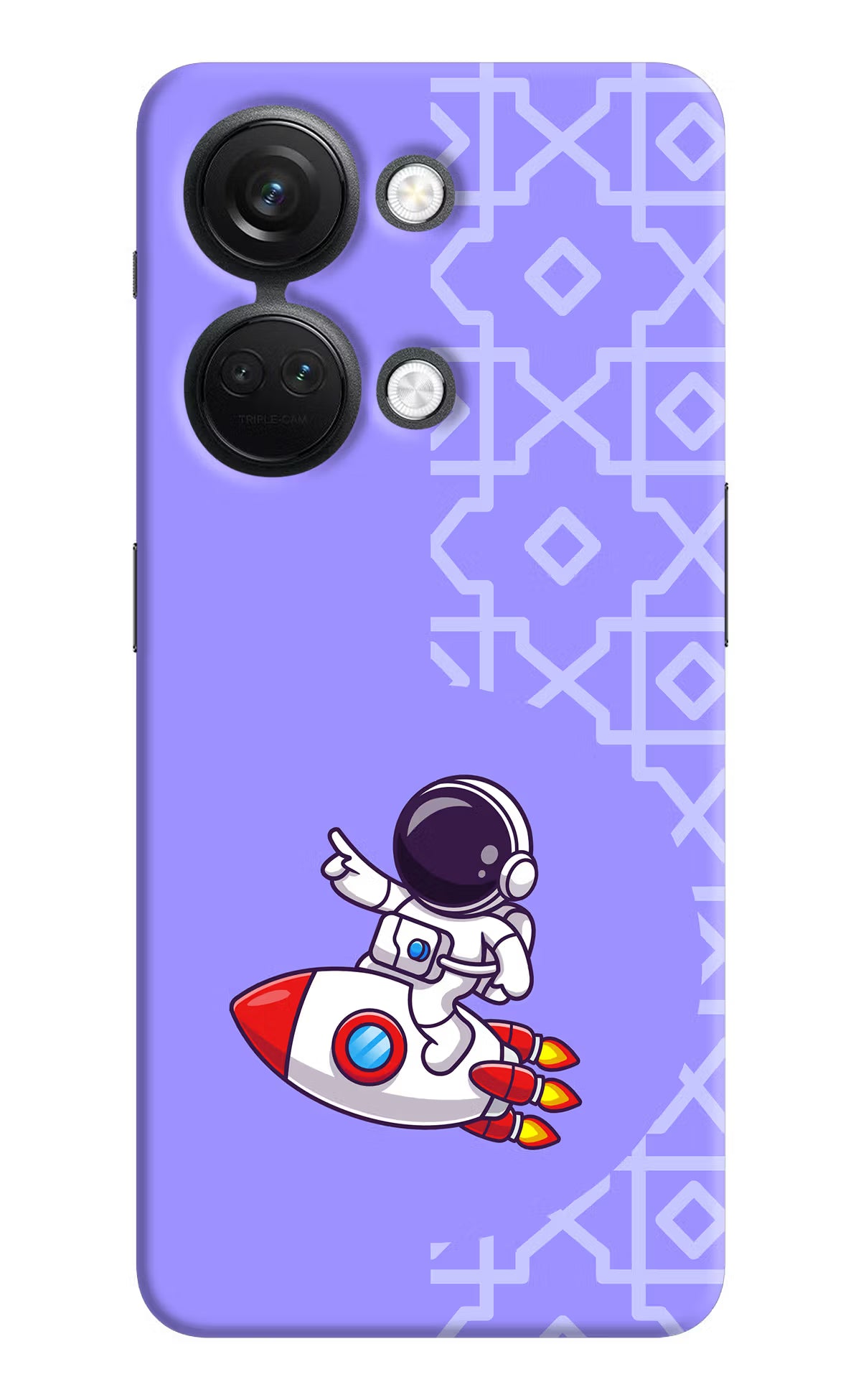 Cute Astronaut OnePlus Nord 3 5G Hard Case Back Cover by Casekaro