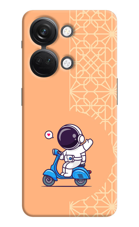 Cute Astronaut Riding OnePlus Nord 3 5G Hard Case Back Cover by Casekaro