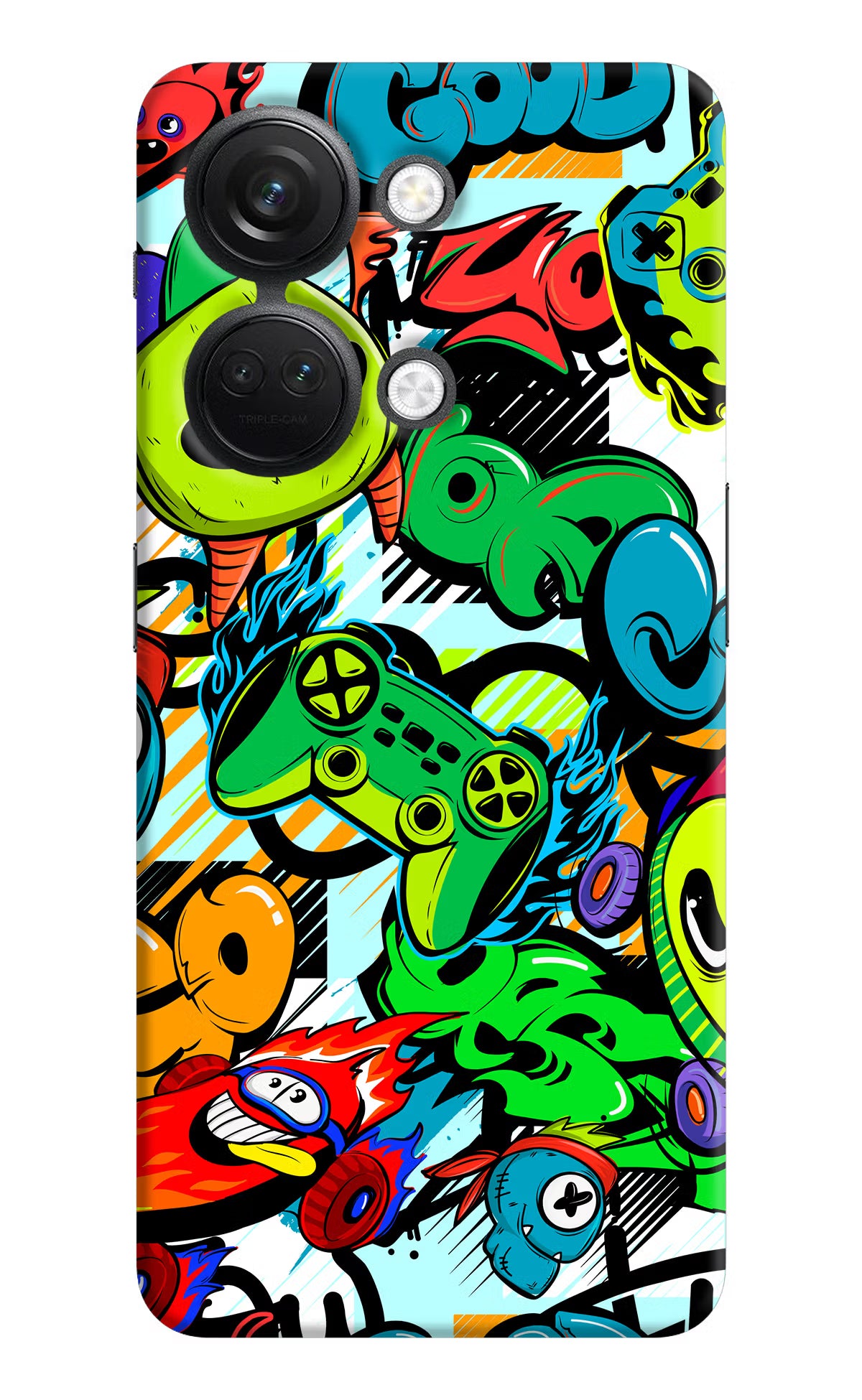Game Doodle OnePlus Nord 3 5G Hard Case Back Cover by Casekaro