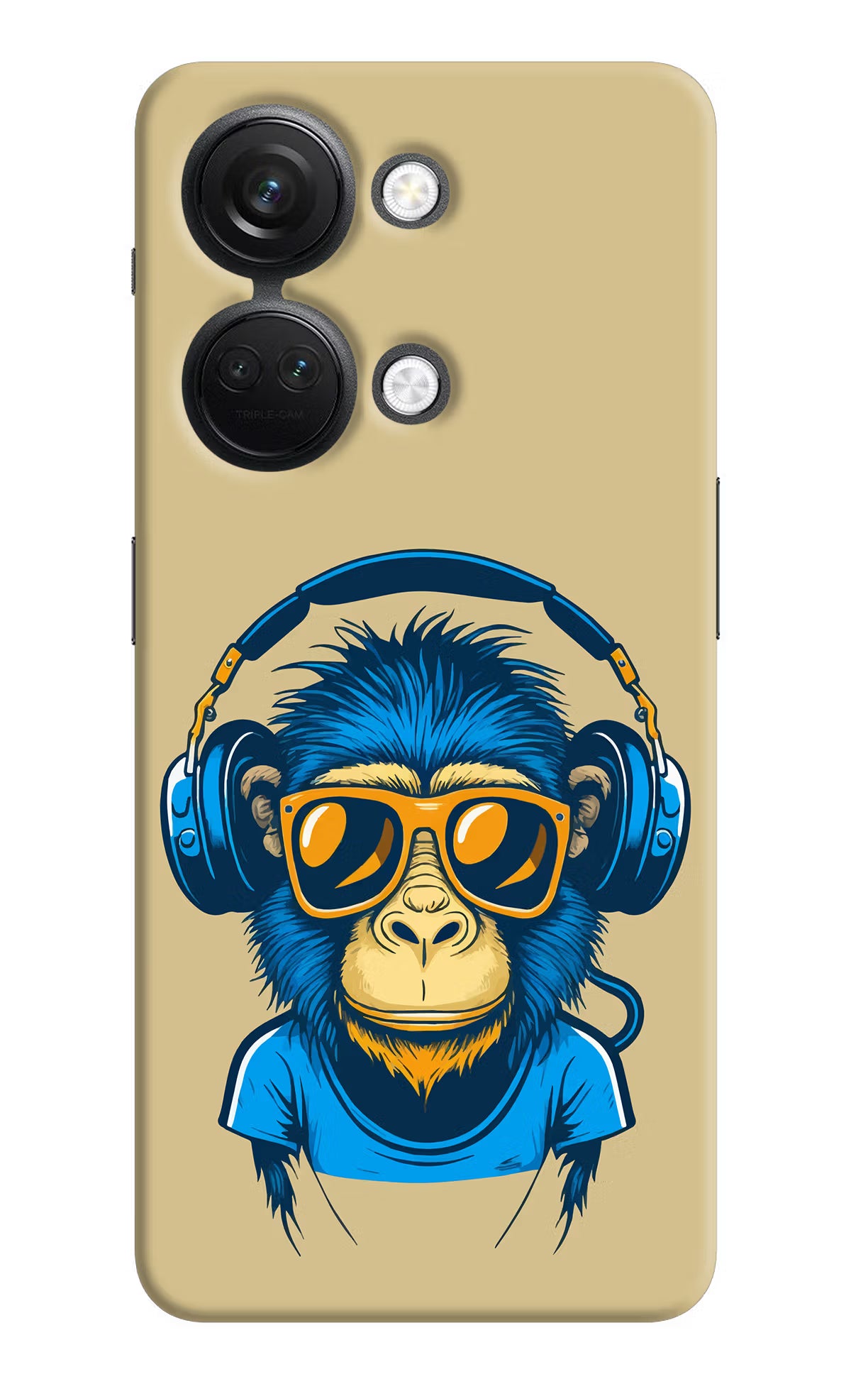 Monkey Headphone OnePlus Nord 3 5G Hard Case Back Cover by Casekaro