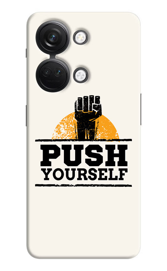 Push Yourself OnePlus Nord 3 5G Hard Case Back Cover by Casekaro