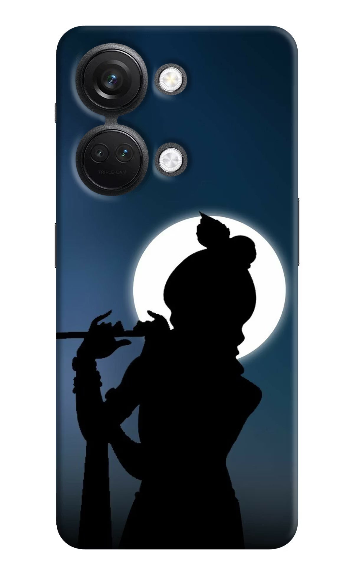 Shri Krishna Silhouette OnePlus Nord 3 5G Hard Case Back Cover by Casekaro