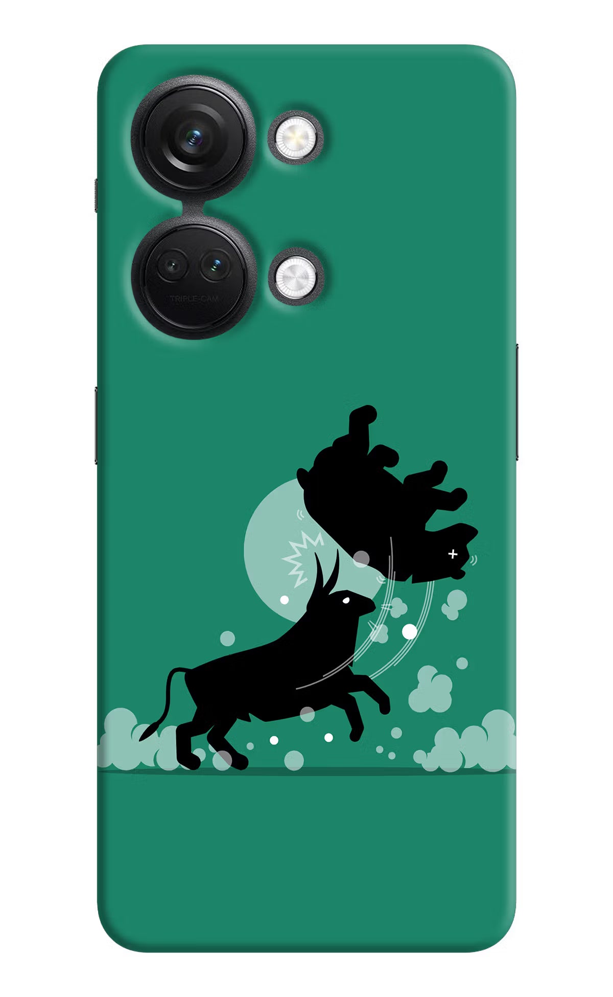 Bull Conqueror OnePlus Nord 3 5G Hard Case Back Cover by Casekaro