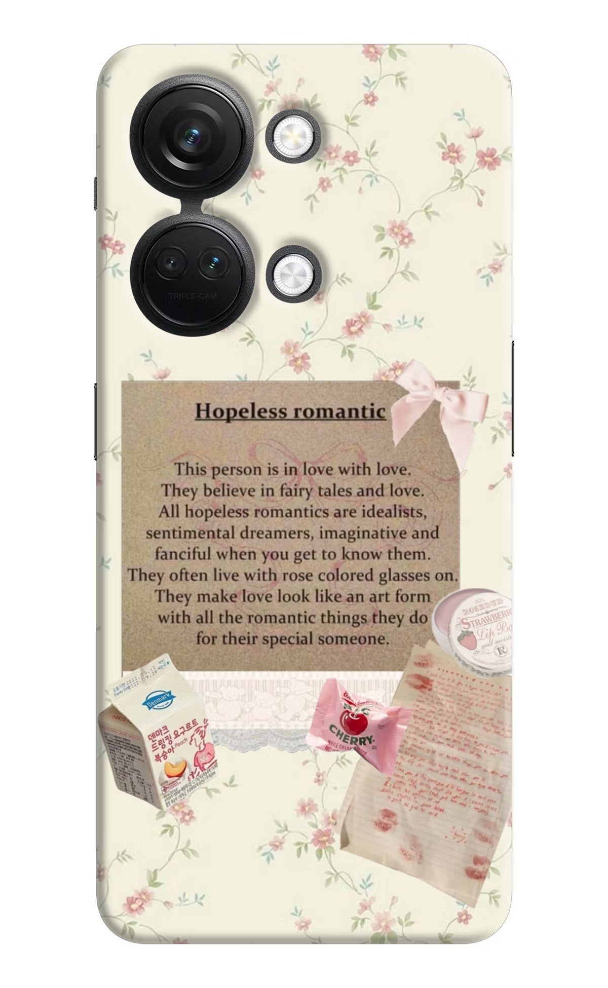 Hopeless Romantic OnePlus Nord 3 5G Hard Case Back Cover by Casekaro