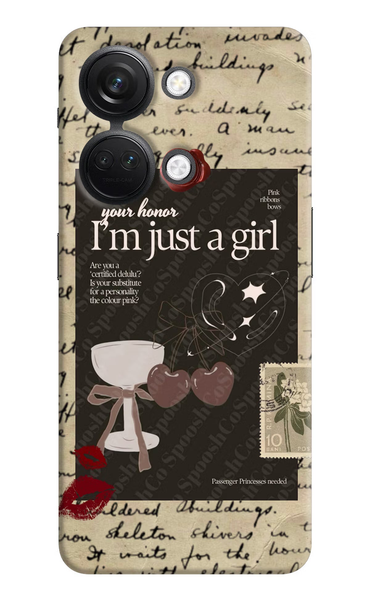 I am just a girl OnePlus Nord 3 5G Hard Case Back Cover by Casekaro