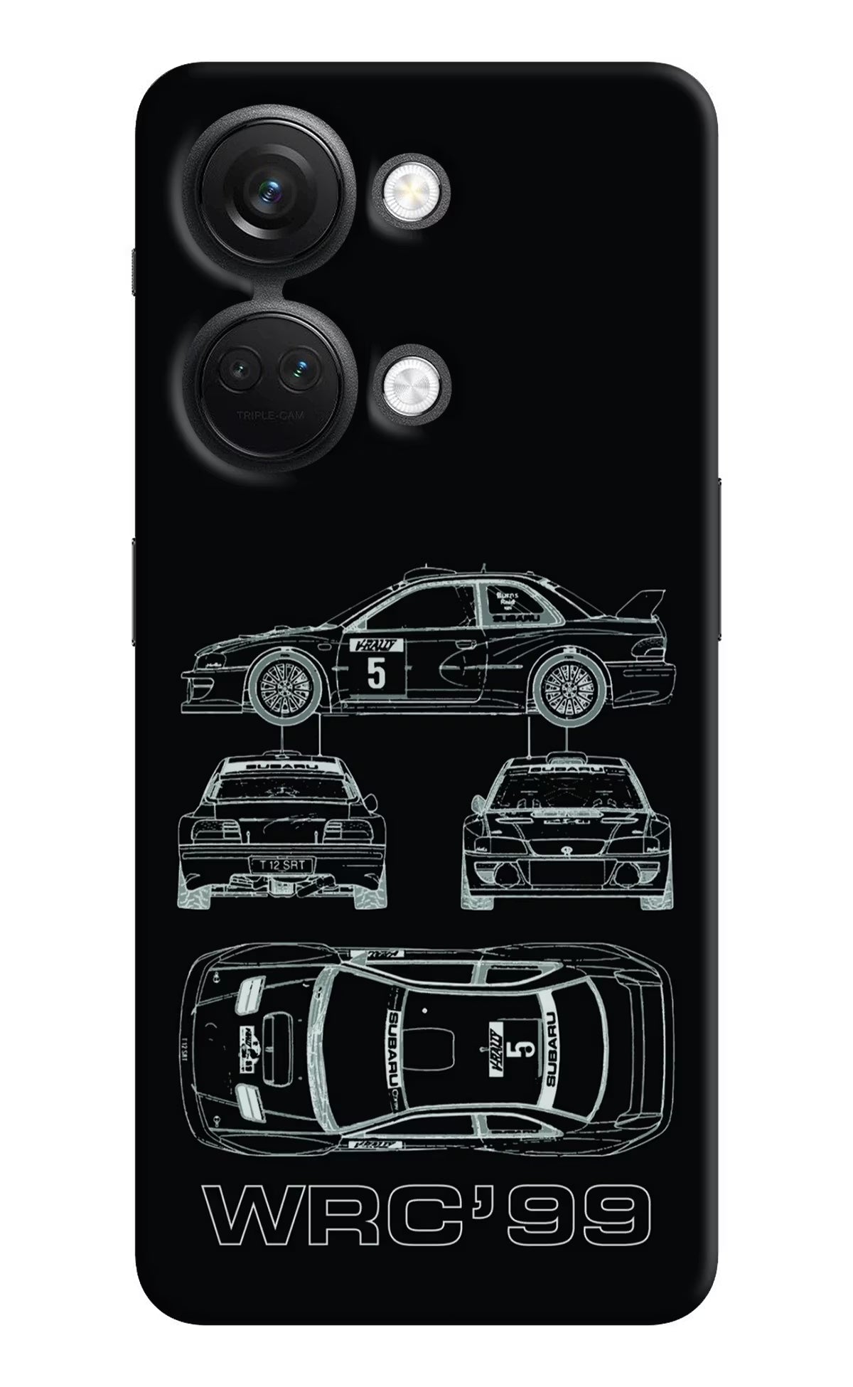 WRC'99 OnePlus Nord 3 5G Hard Case Back Cover by Casekaro