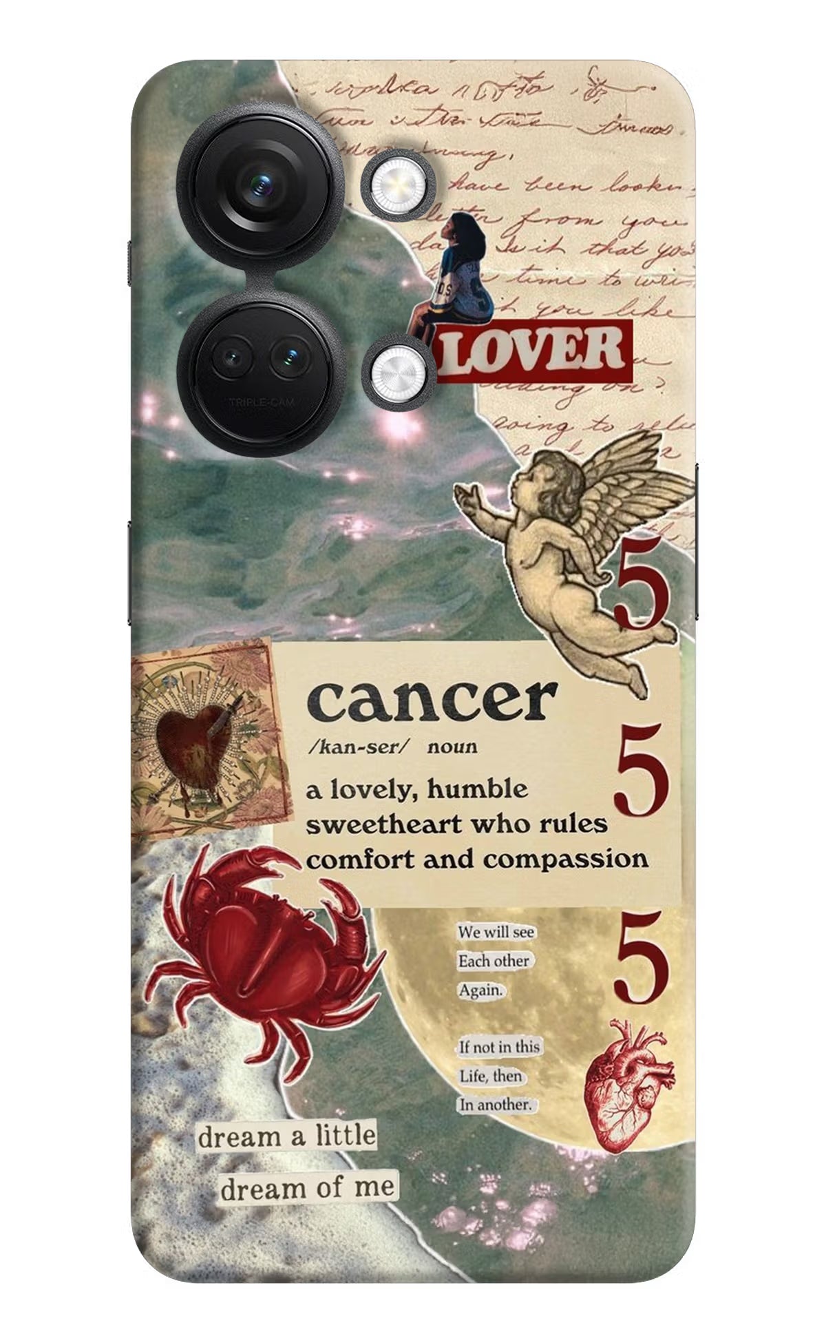 Cancer Zodiac OnePlus Nord 3 5G Hard Case Back Cover by Casekaro