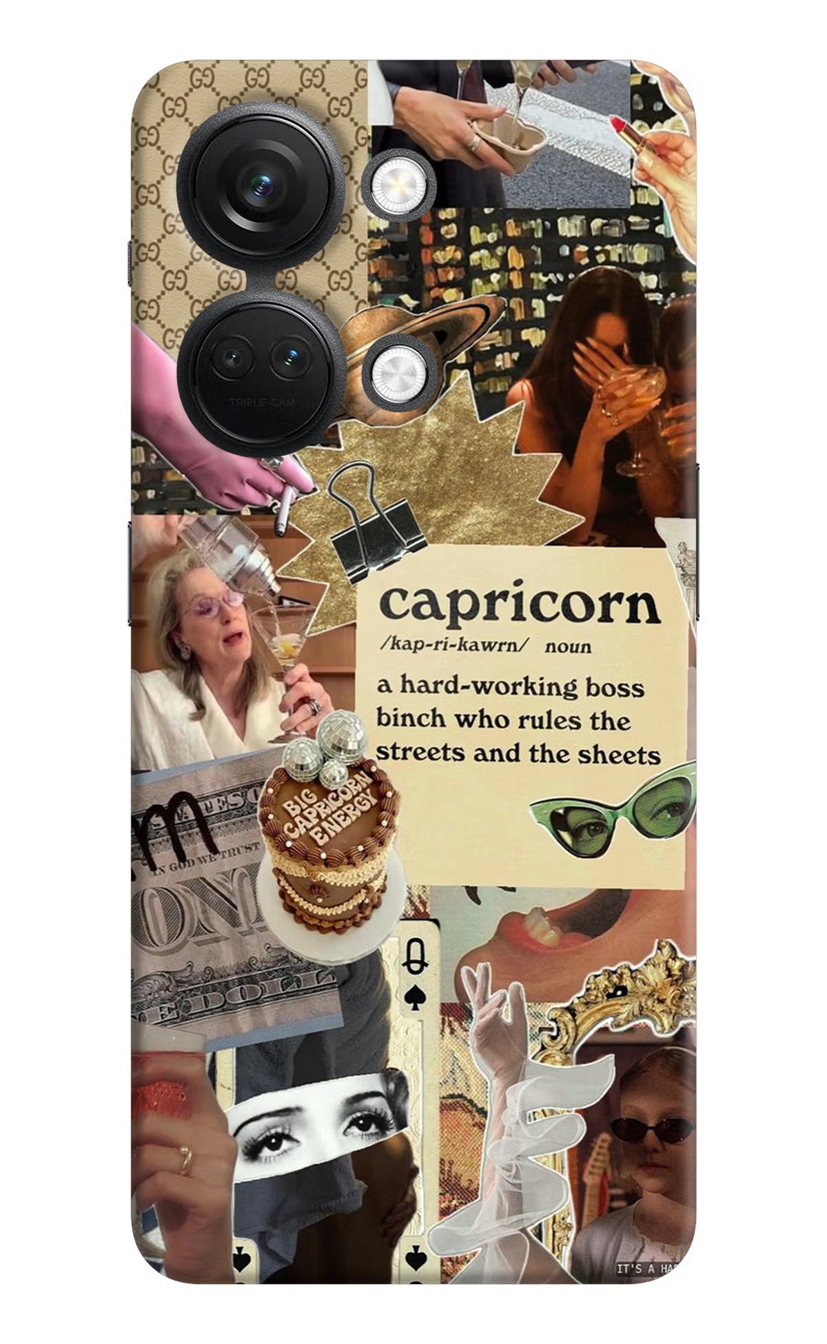 Capricorn Zodiac OnePlus Nord 3 5G Hard Case Back Cover by Casekaro