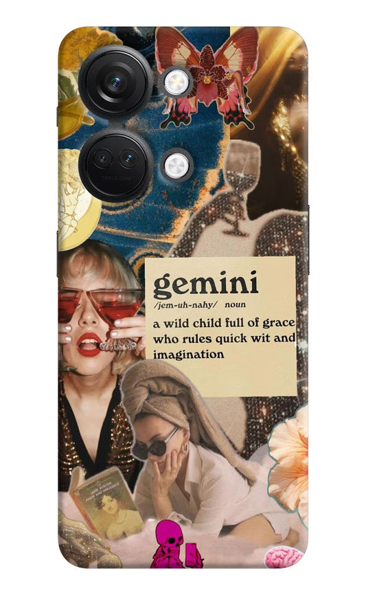 Gemini Zodiac OnePlus Nord 3 5G Hard Case Back Cover by Casekaro