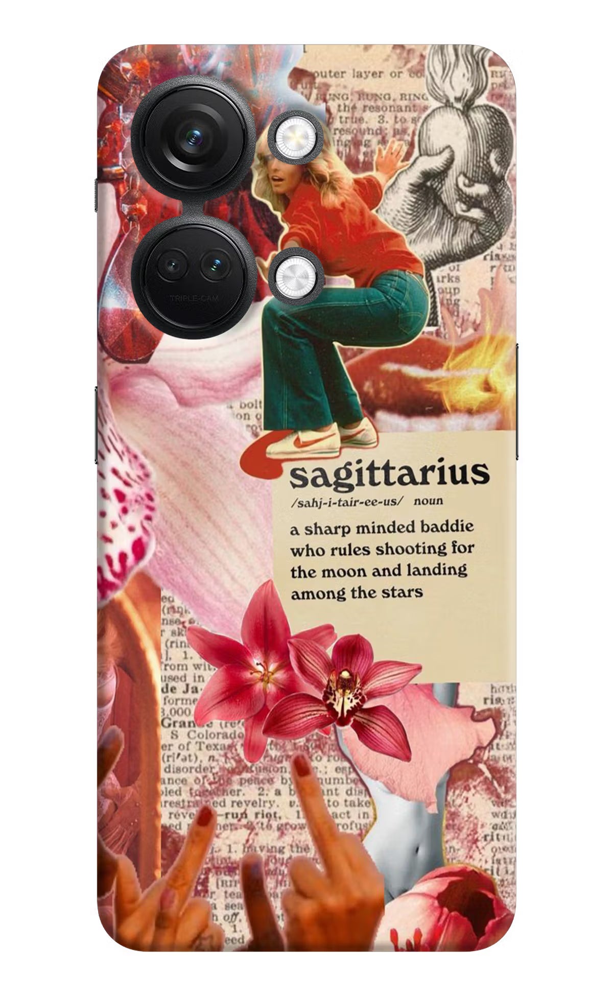Sagittarius Zodiac OnePlus Nord 3 5G Hard Case Back Cover by Casekaro
