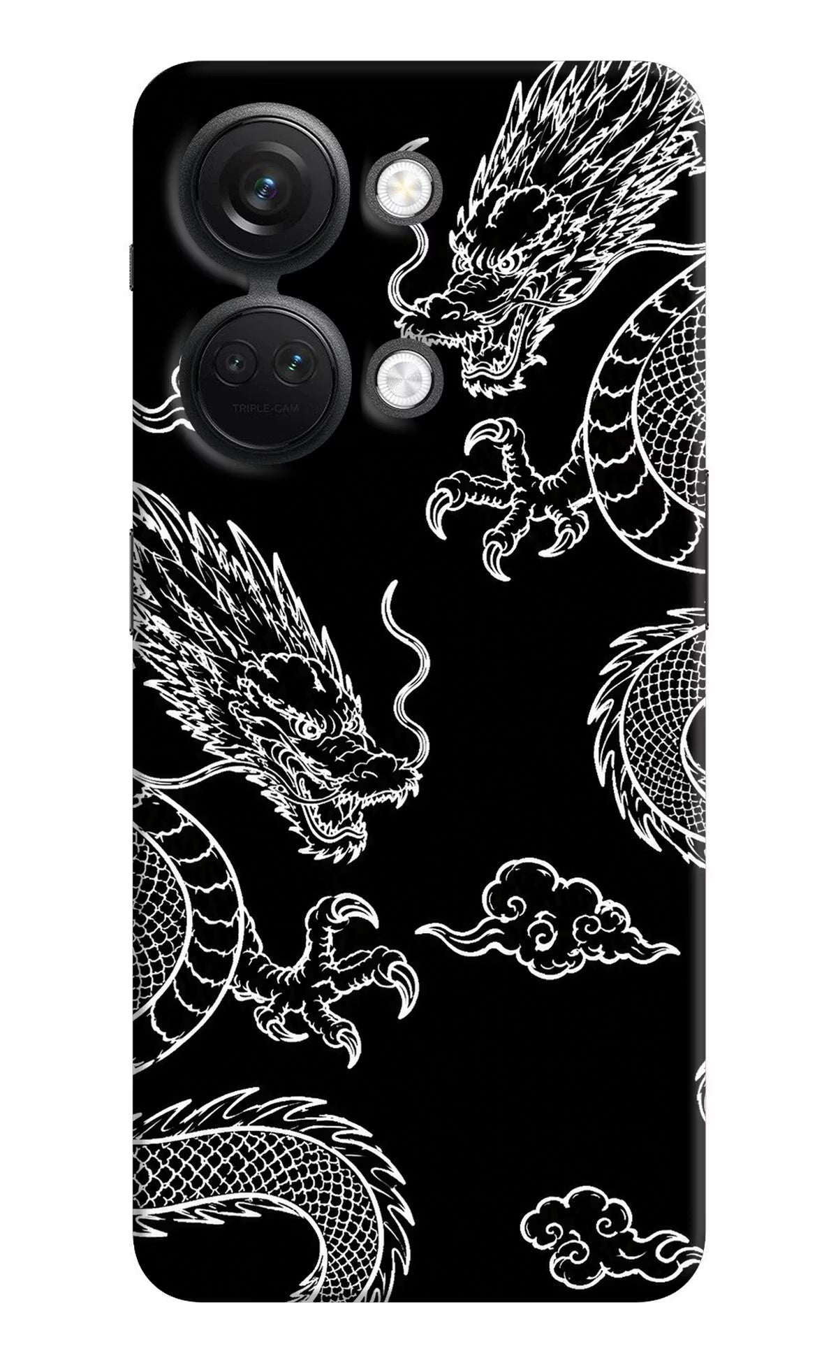 Twin Dragons OnePlus Nord 3 5G Hard Case Back Cover by Casekaro