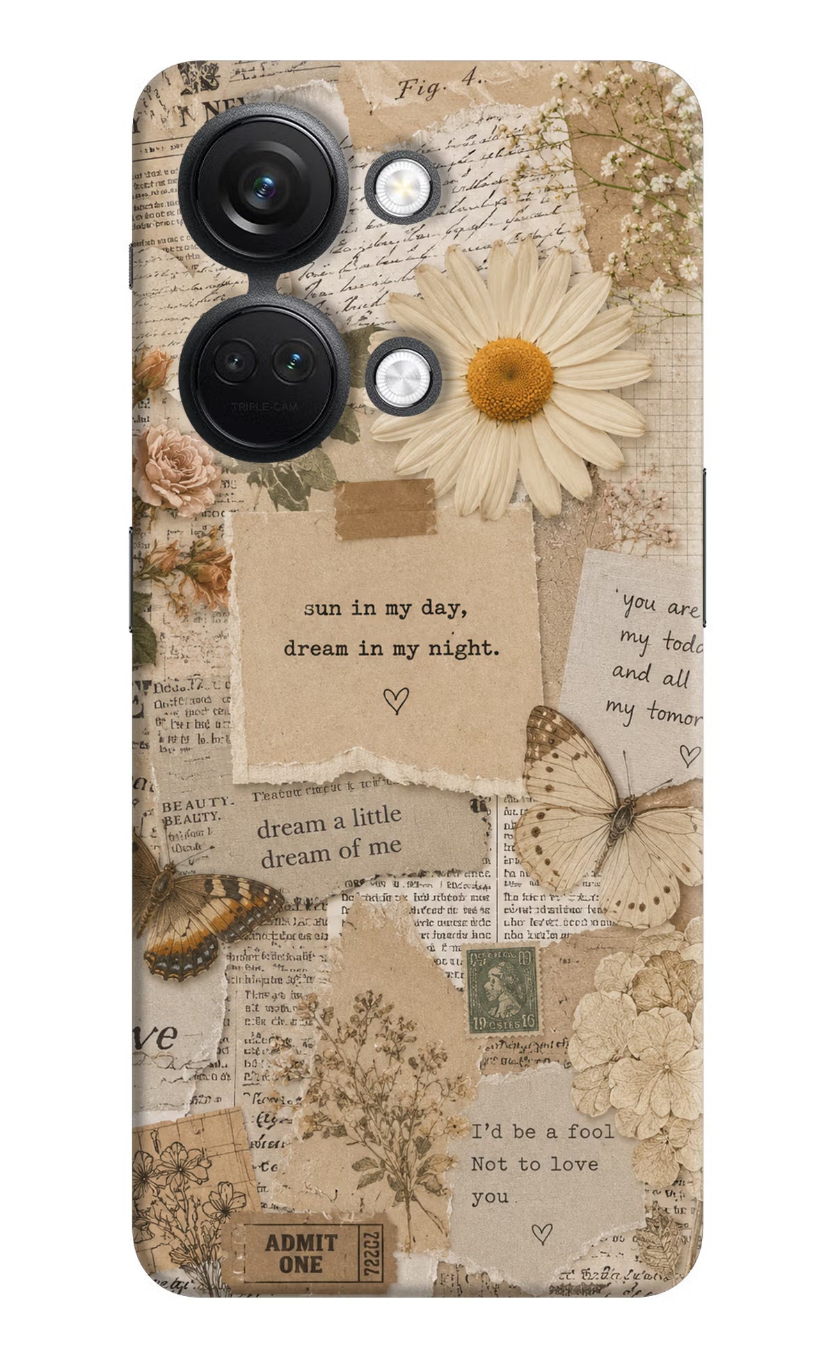 Vintage case OnePlus Nord 3 5G Back Cover