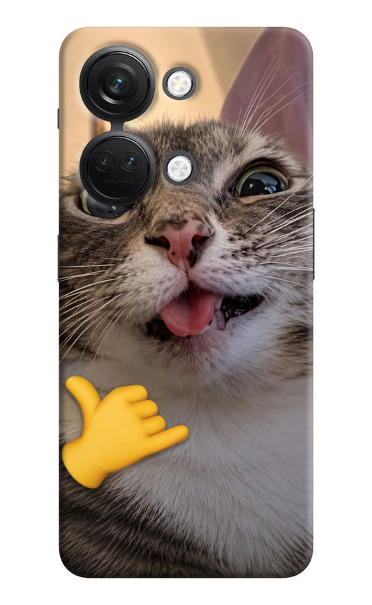 Silly Cat Call OnePlus Nord 3 5G Hard Case Back Cover by Casekaro