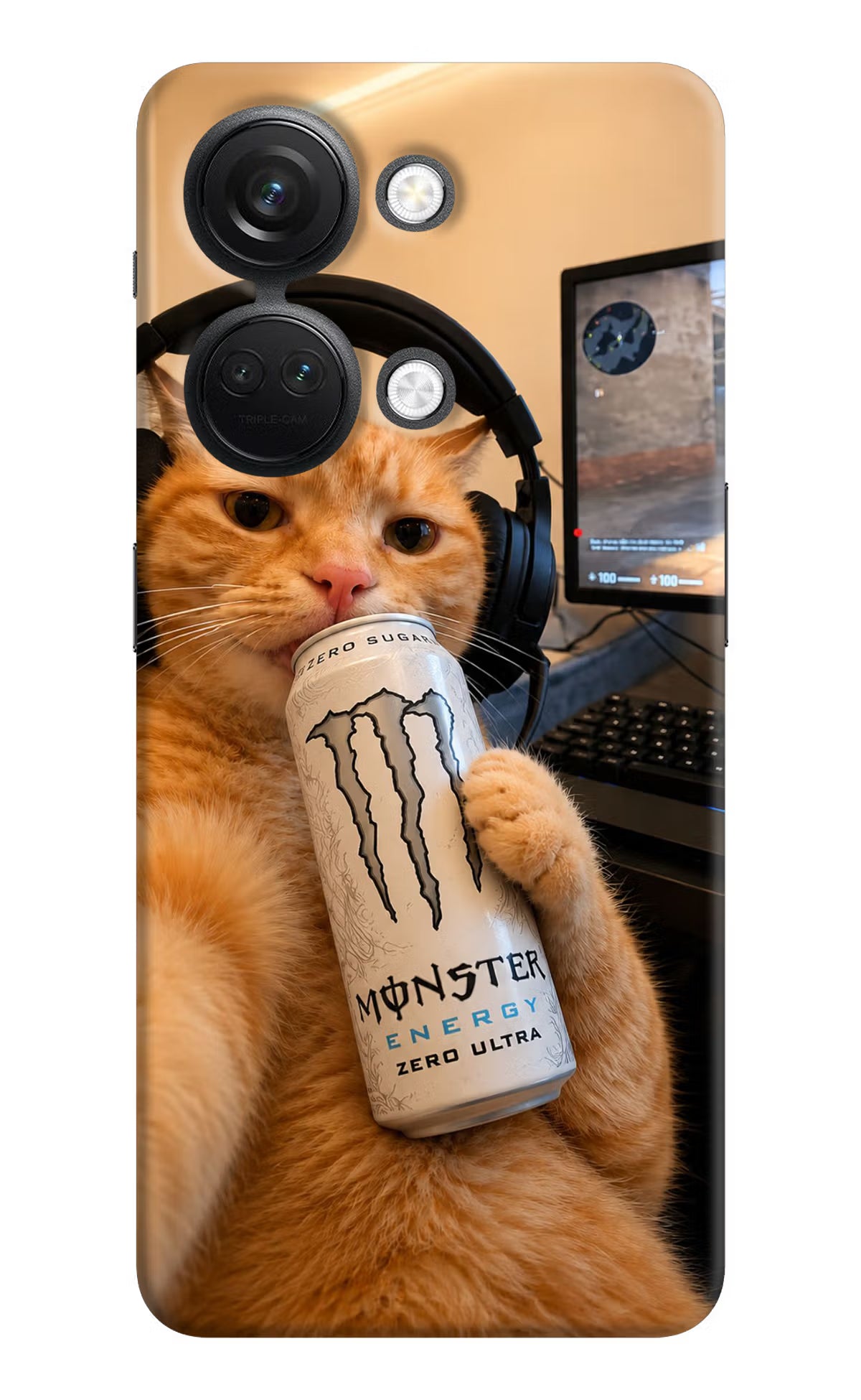 Gamer Cat Energy OnePlus Nord 3 5G Back Cover