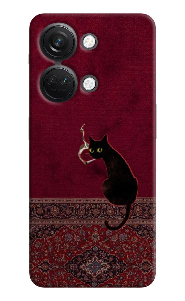 Midnight Cat OnePlus Nord 3 5G Hard Case Back Cover by Casekaro