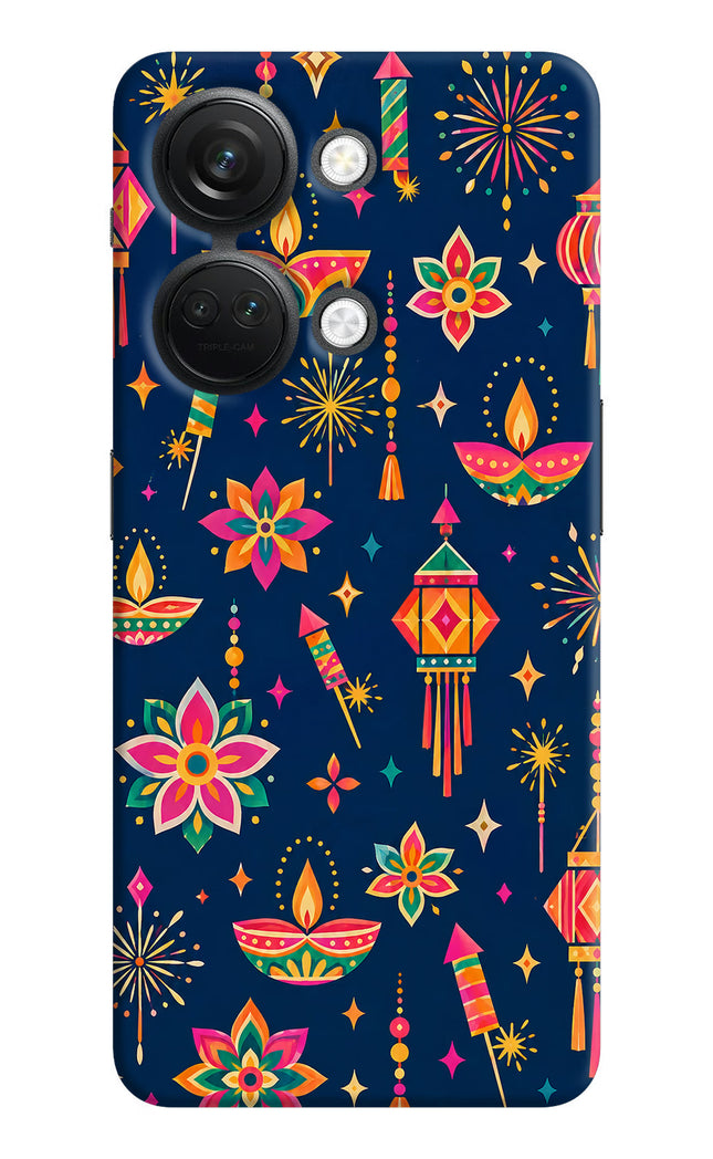 Festive Pop OnePlus Nord 3 5G Hard Case Back Cover by Casekaro
