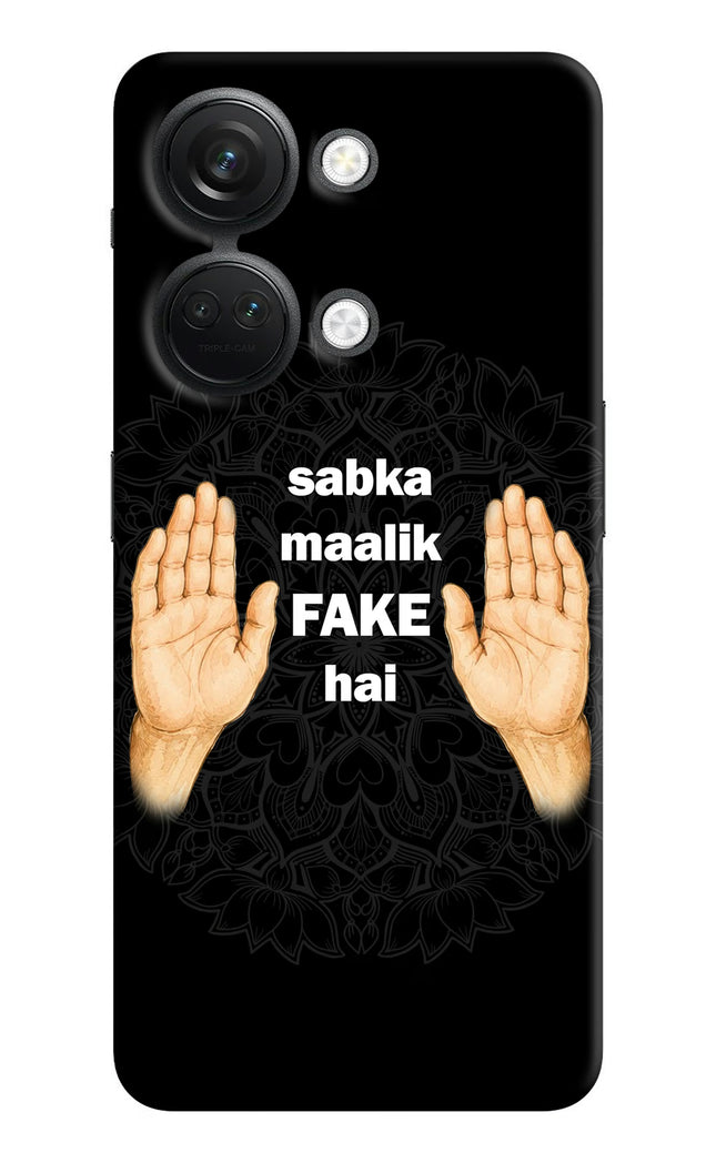 Sabka Malik Fake OnePlus Nord 3 5G Hard Case Back Cover by Casekaro