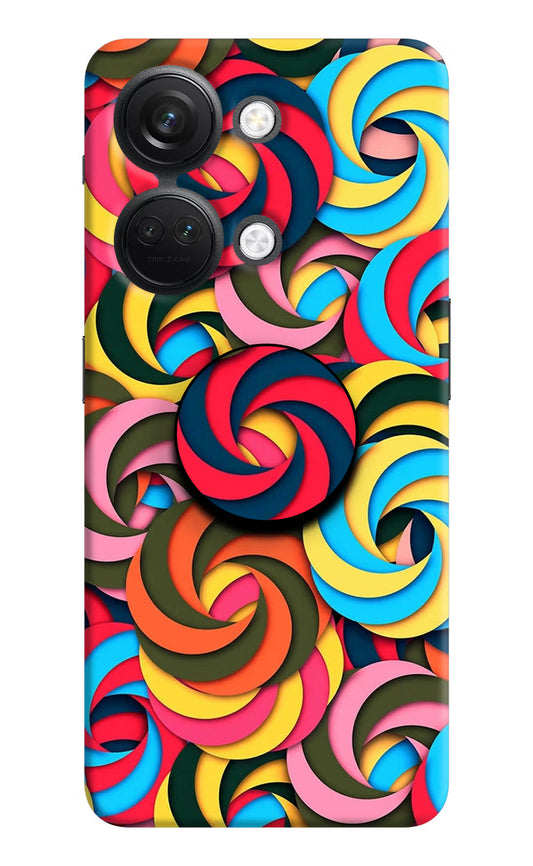 Spiral Pattern OnePlus Nord 3 5G Pop Case by Casekaro