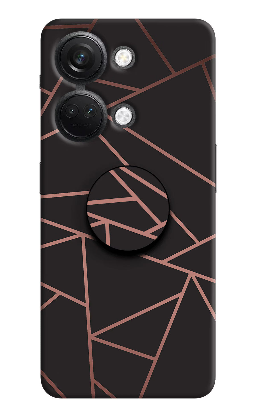Geometric Pattern OnePlus Nord 3 5G Pop Case, Hard case