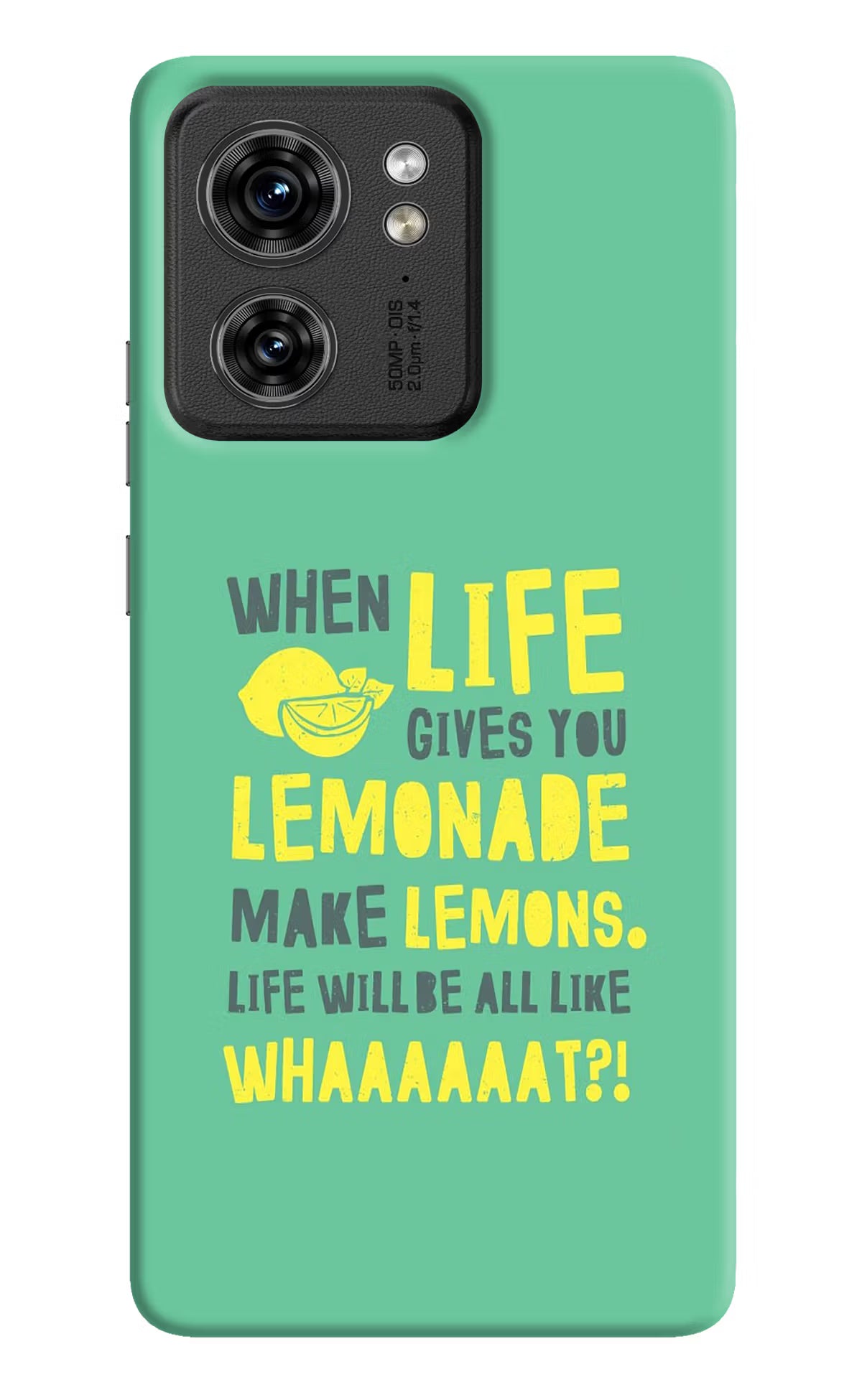 Quote Moto Edge 40 Hard Case Back Cover by Casekaro