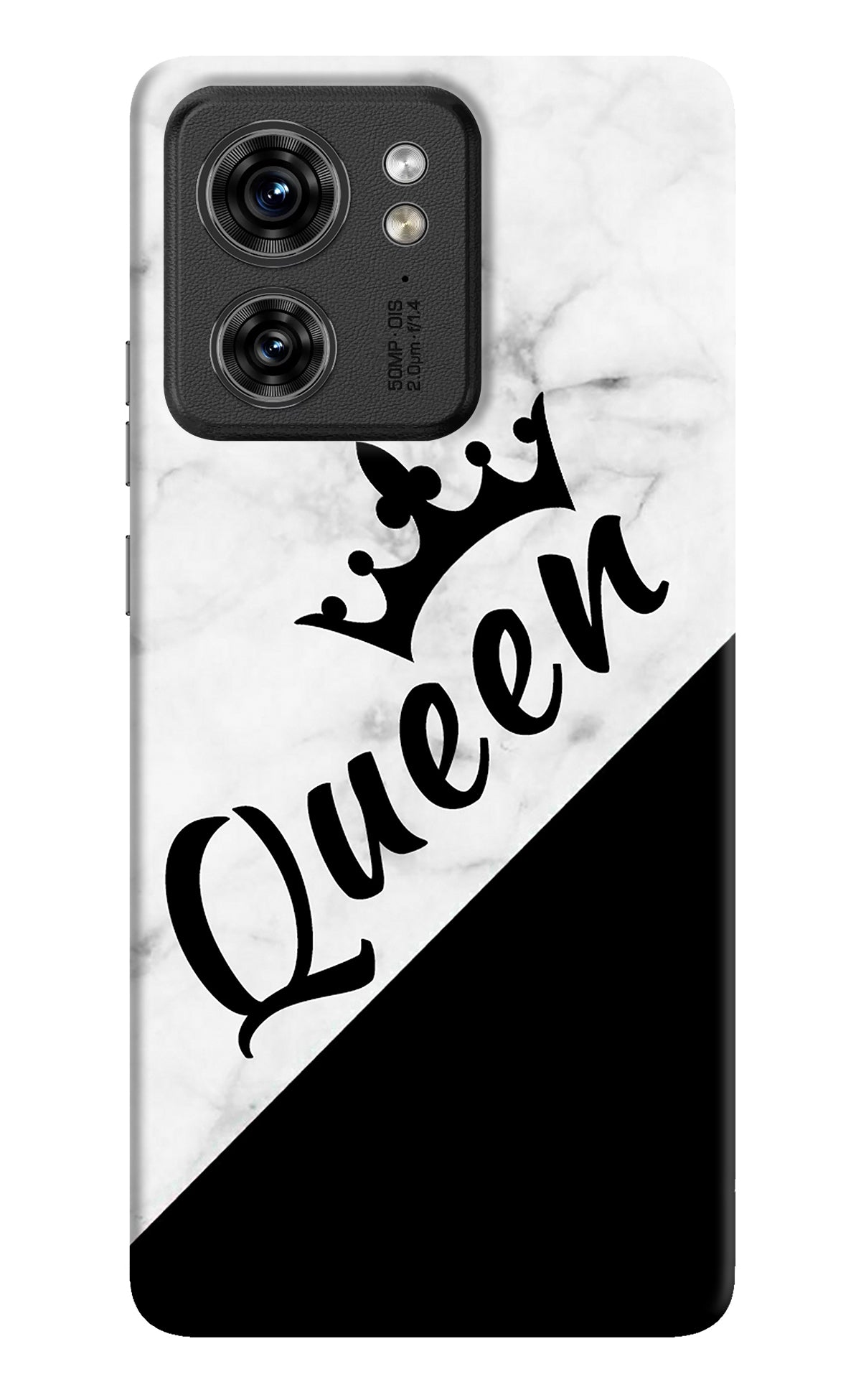 Queen Moto Edge 40 Back Cover