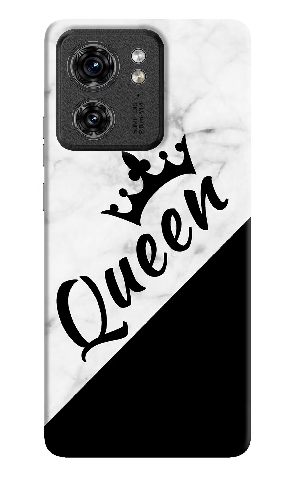 Queen Moto Edge 40 Hard Case Back Cover by Casekaro