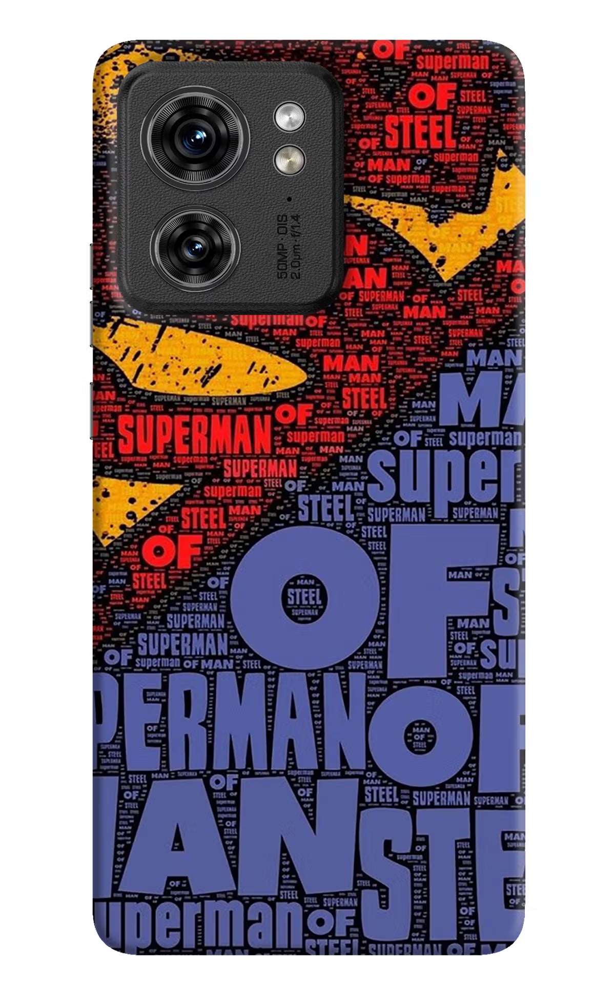 Superman Moto Edge 40 Hard Case Back Cover by Casekaro