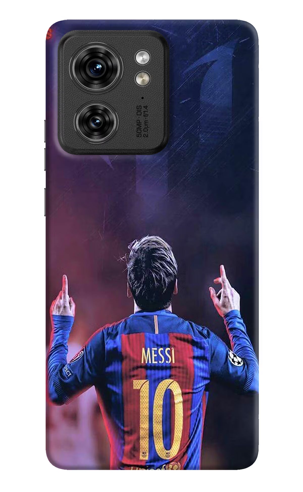 Messi Moto Edge 40 Hard Case Back Cover by Casekaro